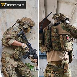 IDOGEAR Men GEN3 Tactical Suit Combat Uniform Set Camo Shirt & Pants BDU Airsoft