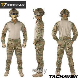 IDOGEAR Mens T-shirt Pants Tactical G3 Army Combat Outdoor Hunting BDU Uniform