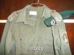 Idf Zahal MAGAV Mishmar Hagvul Border Guard Police Uniform Field Set Shirt Pants