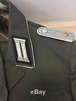 Incredible Complete East German Uniform Cap Jaclet 52 Pants 48 With Shirt H6