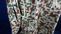 Iraqi Republican Army Camo Uniform Shirt Pants Middle East Lapel Emblem VG