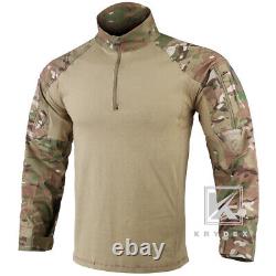 KRYDEX G4 Combat Uniform Set Tactical Shirt & Trousers & Knee Pads MC Camouflage