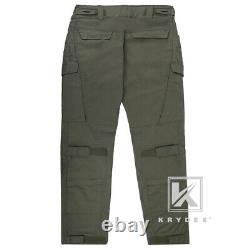 KRYDEX G4 Combat Uniform Set Tactical Shirt & Trousers & Knee Pads Ranger Green