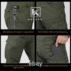 KRYDEX G4 Combat Uniform Set Tactical Shirt & Trousers & Knee Pads Ranger Green