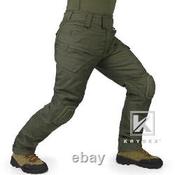 KRYDEX G4 Combat Uniform Tactical BDU Shirts & Pants with Elbow / Knee Pads Green