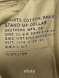 Korean War 7th Infantry Division Wool Cap Ike Jacket Shirt & Pants Uniform 1953