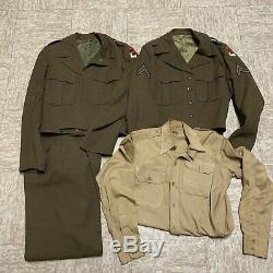 Korean War Era Uniform Military US 2nd Army Shirt Pants Jacket