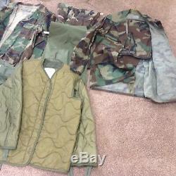 LOT 17pcs Vintage US Air Force Officer Uniforms, Jackets, Pants, Shirts Etc