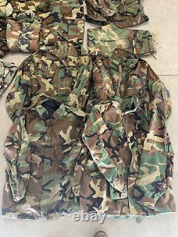 LOT OF 36 Army Digital Camouflage BDU Combat M65 Jackets Pants Shirts
