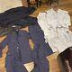 Large Lot Of Assorted Civil Air Patrol Uniforms Pants Etc. Stained Asstd Sizes