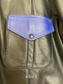 Leather Poluce Uniform Shirt And Pants Breeches