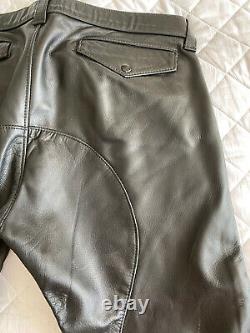 Leather Poluce Uniform Shirt And Pants Breeches
