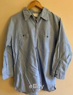 Lot Mens WWII US NAVY Style Trousers Pants/ Chambray Uniform Shirt. Or Repro