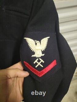 Lot Of WW2 Navy Uniform Clothing Coat Pants Shirts Tie