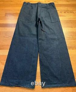 Lot Vintage US NAVY Military Trousers Pants/ Chambray Uniform Shirt. Hat