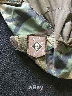 MARSOC Crye Woodland Uniform Used On Deployment. Pants 32R, Shirt MR