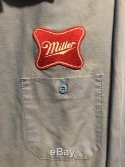 MILLER BREWING Mens 6XL 50W HIGH LIFE BEER Delivery Work Shirt & Pants Uniform