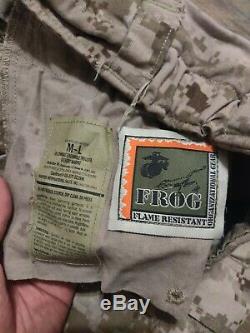 Marine Corps USMC FROG Flame Resistant Combat Set LR shirt ML pants XL cover