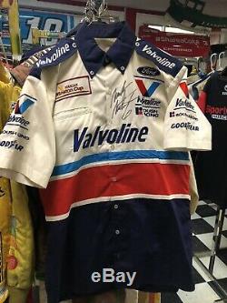 Mark Martin Valvoline Roush Signed Nascar Race Used Pit Crew Uniform Shirt Pants