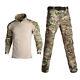 Men Army Military T-Shirt Pants Suit Tactical Combat BDU Uniform SWAT Camouflage