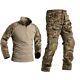 Men Military Tactical Uniform Shirt Combat Pants with Knee Pads Clothing Airsoft