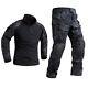 Men Military Tactical Uniform Shirt Combat Pants with Knee Pads Clothing Airsoft