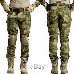 Men Military Uniform Clothes Camouflage Clothes Suit Combat Shirt Cargo Pants