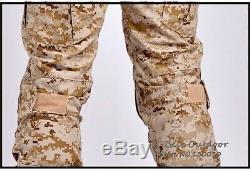 Men Military Uniform Clothes Camouflage Clothes Suit Combat Shirt Cargo Pants