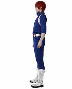 Men's Anime Costume Shirt Pants Vest and Belt for Student Uniform Cosplay Small