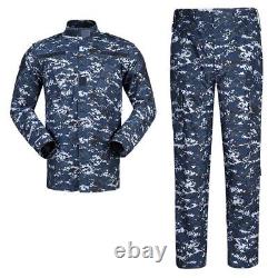 Men's Army Camouflage Combat Uniform Shirt Pants Tactical Working Outdoor Suits