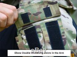 Mens Army Combat Uniform T-shirt Pants Military Tactical Camouflage SWAT BDU Set