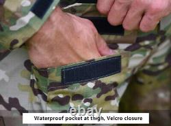 Mens Combat T-shirt Pants G3 Army Military Tactical Camo SWAT BDU Uniform Hiking