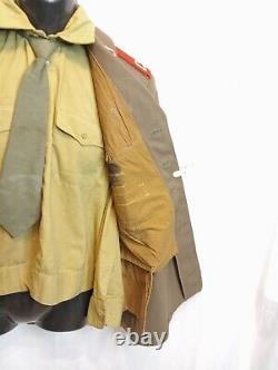 Military Uniform Cadet Soviet Army USSR Pants Jacket Shirt Tie Vintage Rare