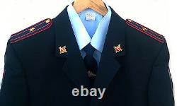 Modern Russian MVD uniforms Shirt + tie +jacket+ pants