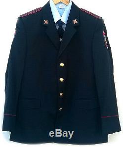 Modern Russian police (MVD) uniforms Shirt + tie +jacket+ pants