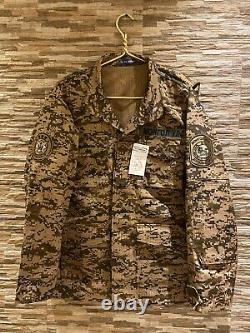 Mongolian Army Gendarmerie Camo Uniform Set Shirt Pants Cap US M-R EU 50