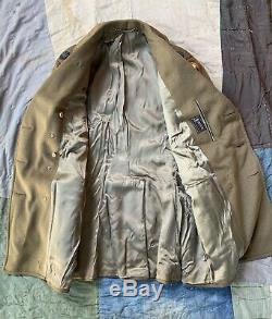 NAMED WWII USAAF Lot Officer Coat Shirt Jodhpur Pants S M Robert Leon Webb WWI