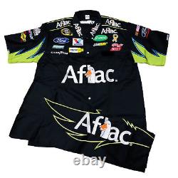 NEW Embroidered NASCAR Pit Crew Shirt Pant Uniform Carl Edwards Roush Ford AFLAC