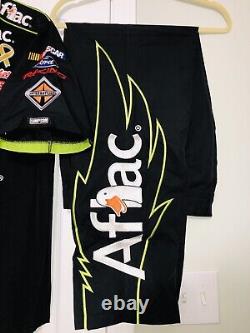 NEW Embroidered NASCAR Pit Crew Shirt Pant Uniform Carl Edwards Roush Ford AFLAC