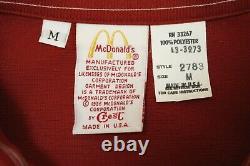 NOS Vtg McDonald's Uniform Set MEDIUM Shirt 33 Pants Dead Stock New 70s 80s