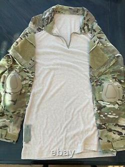 NWT. Crye Army Custom Combat Pants 36 & Shirt LG MULTICAM G3. With knee and elbow