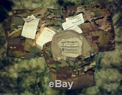 NWT Multicam OCP Flame Insect Army Combat Shirt, Trousers/Pants & Jacket Large R