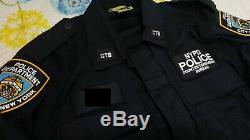 NYPD CTB BDU uniform shirt pants with dickey first tactical