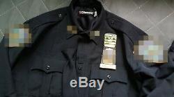 NYPD style detective uniform shirt pant badge set new york police