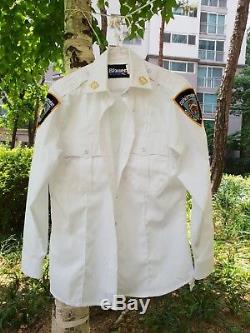 NYPD woman uniform shirts white pants set