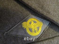 Named WW2 ARMY dress jacket coat pants tie shirt uniform SERGEANT 1940s 9th