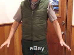 National Park Service mens uniform items. Official shirts, pants, jackets, hat