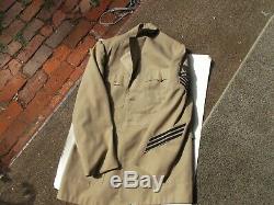 Navy Grey Avition Uniform -Bullion Patch-Shirt-Pants