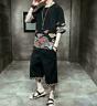 New Mens Chinese Linen Outfits Top+pants Tang Suit Tai Chi Kung Fu Shirt Uniform