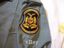 OBSOLETE 1950s-Era Missouri State Highway Patrol WINTER Uniform Shirt/Pants EEE